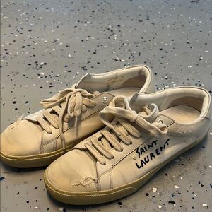 Saint Laurent Off-White Casual Sneakers